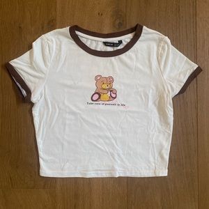 Shein Cropped Baby Tee Size M